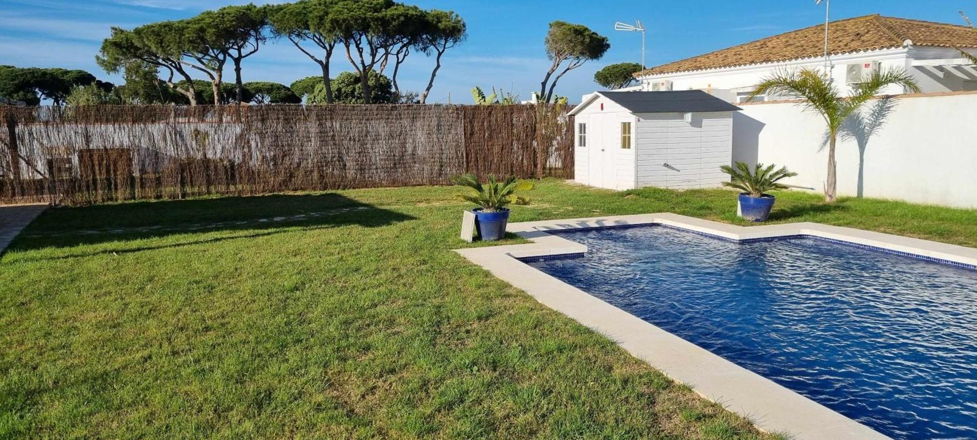Las Casitas De La Barrosa Con Jardin Y Piscina Chiclana de la Frontera Rom bilde